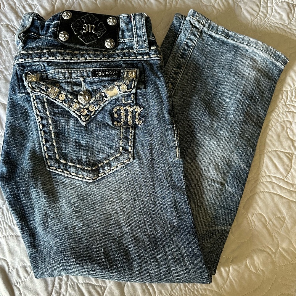 Miss me cuff capris